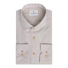Washed Natural Stretch Yoga Poplin Shirt