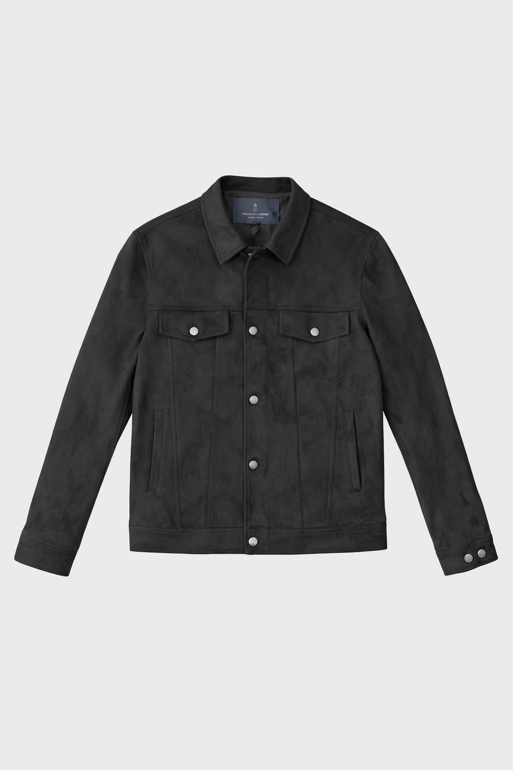 Performance Ultra Suede Jean Jacket in Black — Emanuel Berg