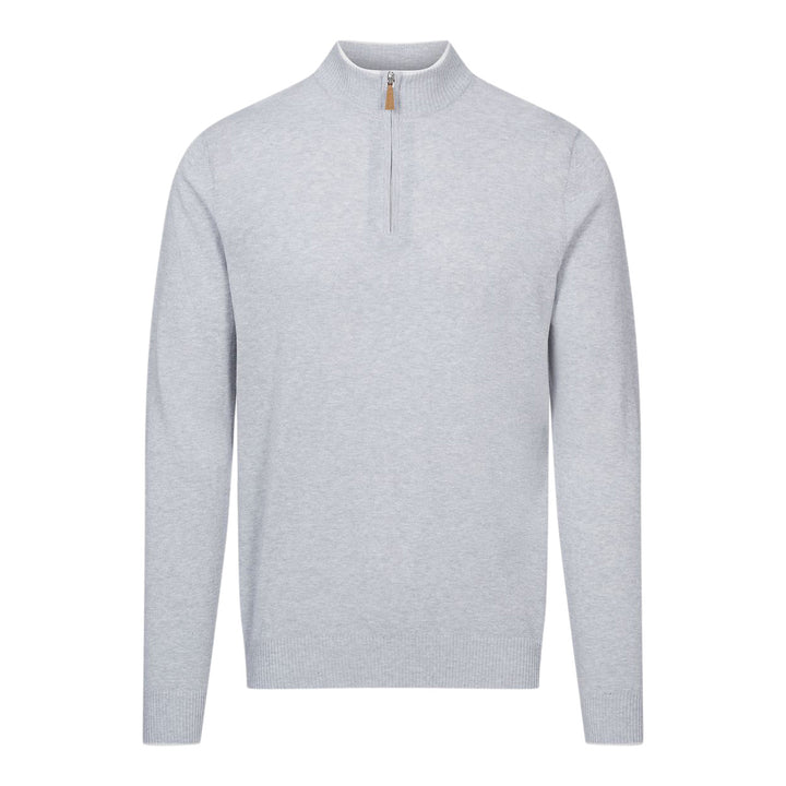 High Neck 1/4 Zip Sweater