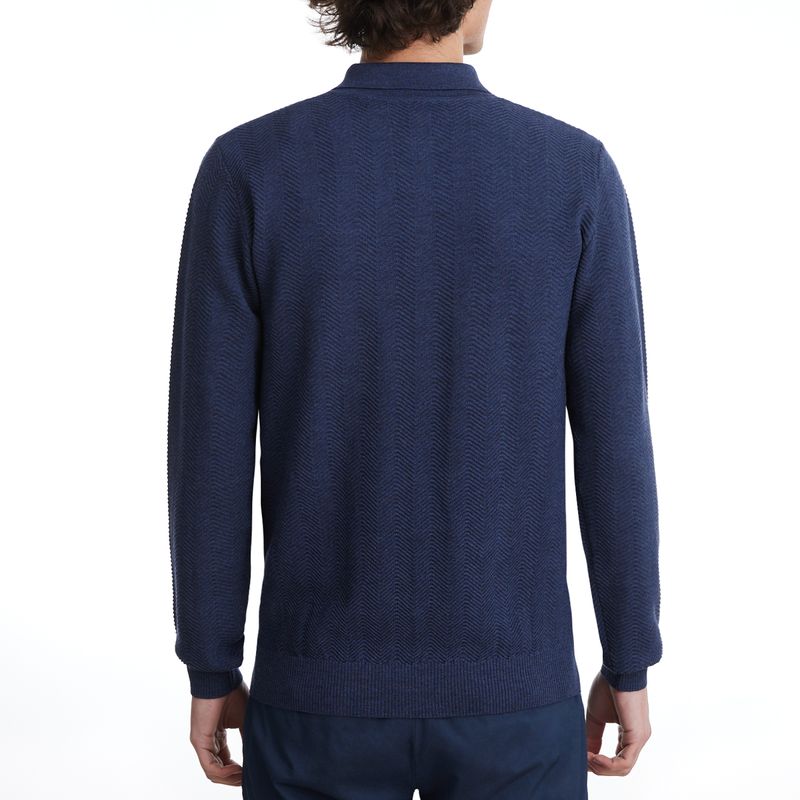 Lightweight Structured Long-Sleeve Polo