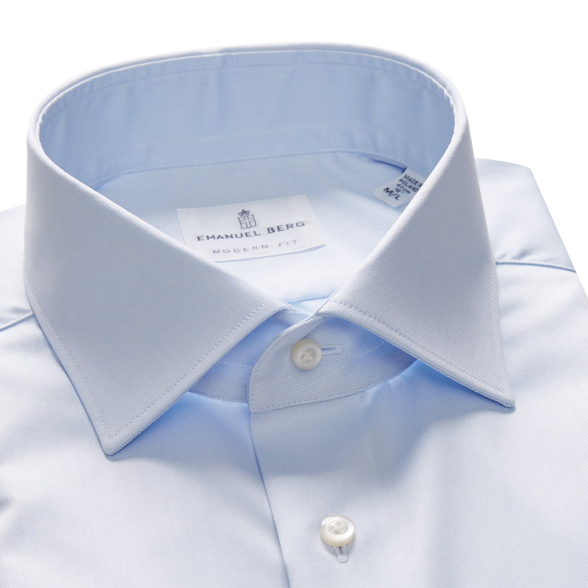 Traveller Performance Shirt in Light Pastel Blue — Emanuel Berg
