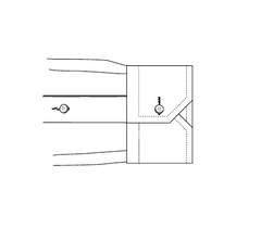 MITRED SINGLE CUFF