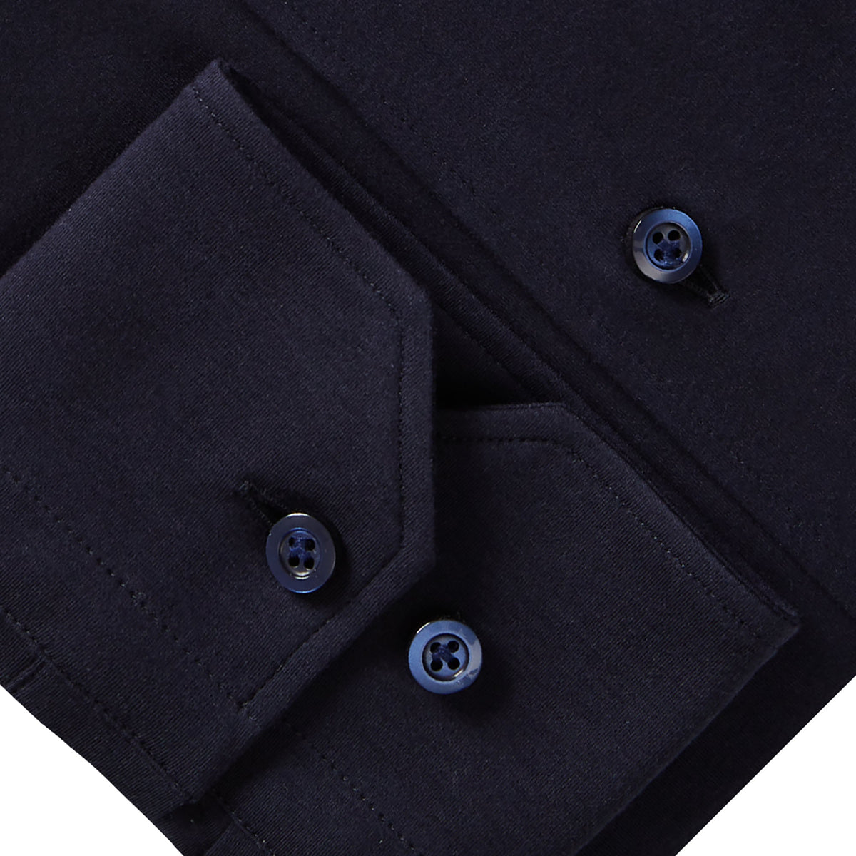 Modern 4Flex Stretch Knit Shirt in Navy — Emanuel Berg