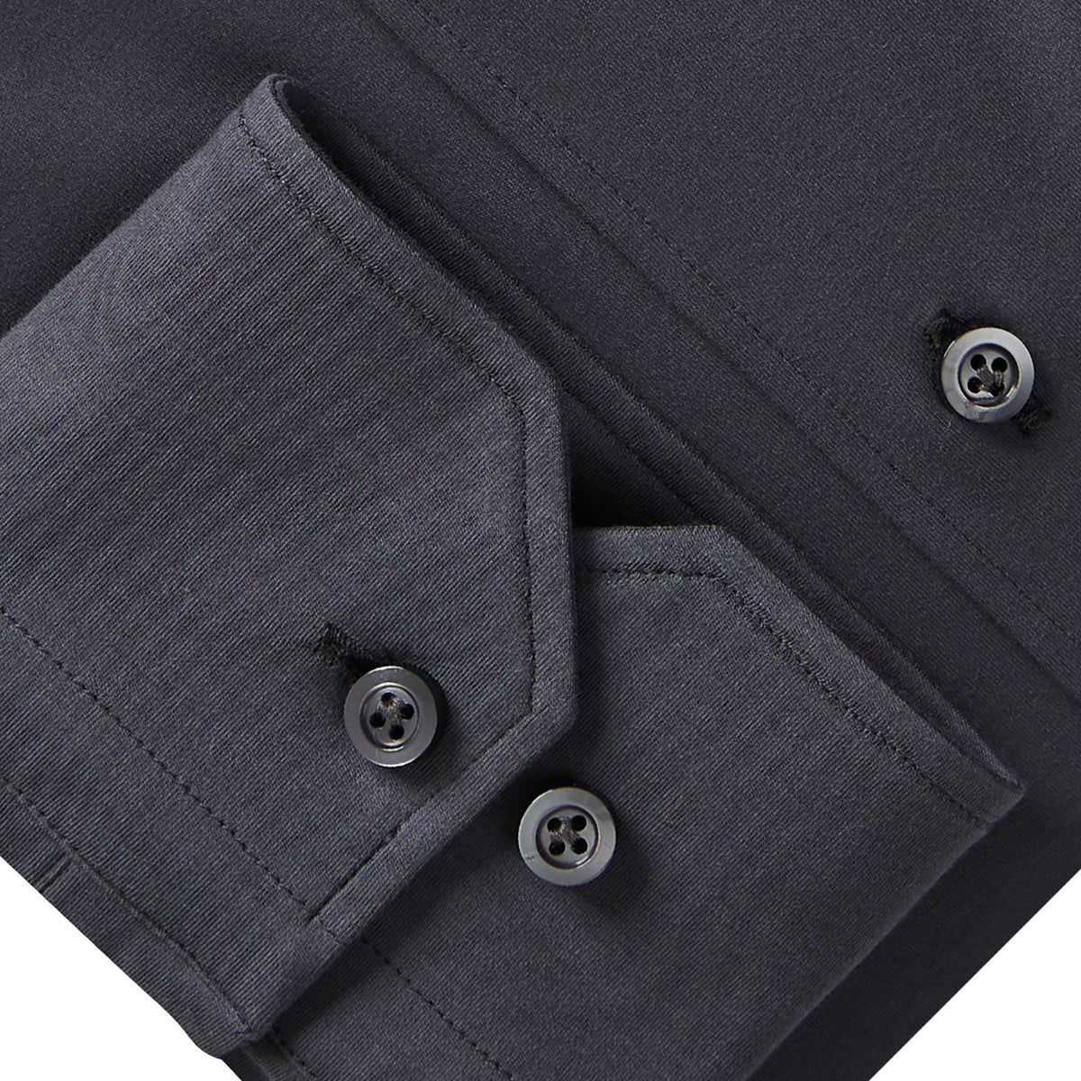 Modern 4Flex Stretch Knit Shirt in Charcoal — Emanuel Berg