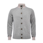 Merino Cashmere Button-Up Cardigan