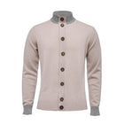 Merino Cashmere Button-Up Cardigan