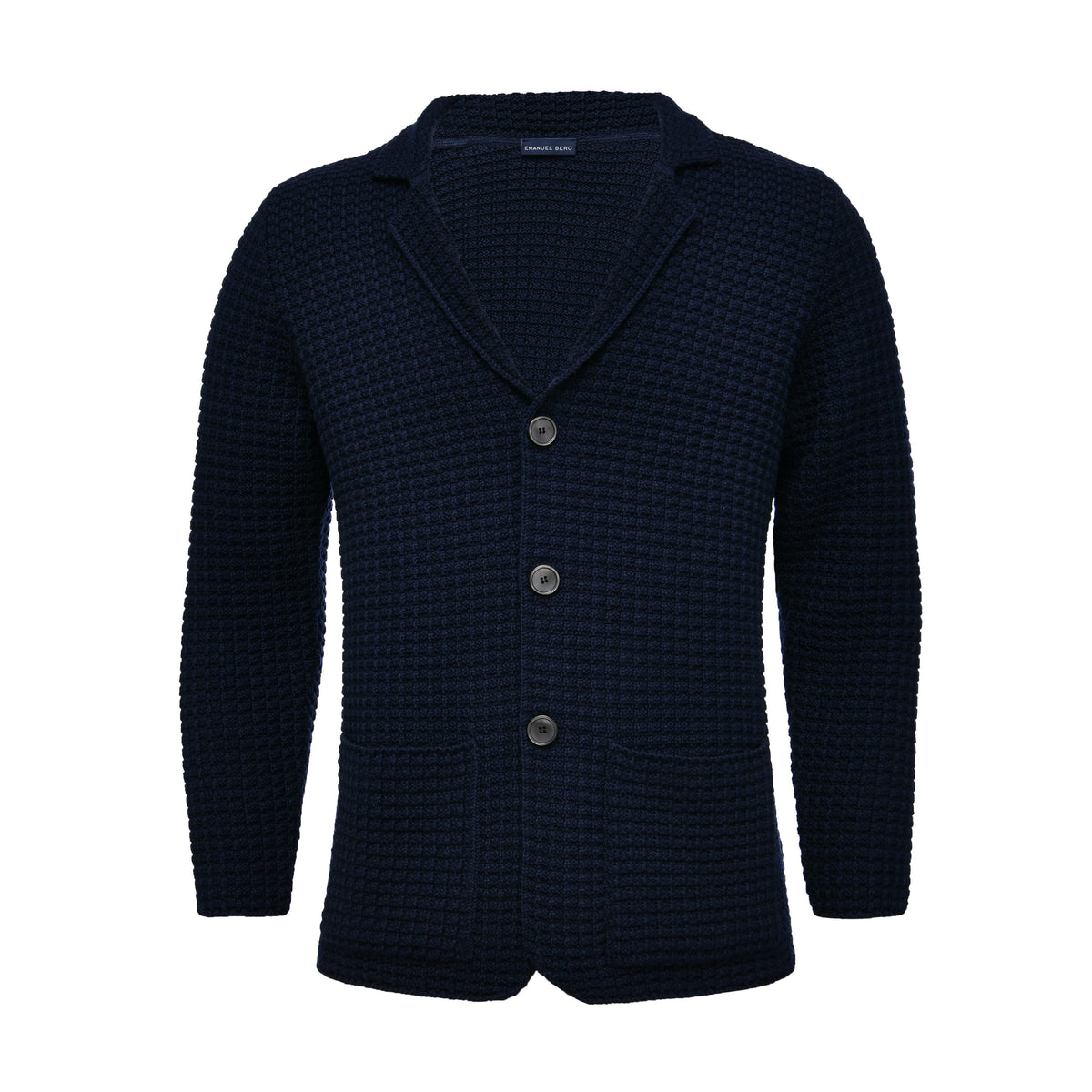 Premium Merino Swacket in Navy — Emanuel Berg