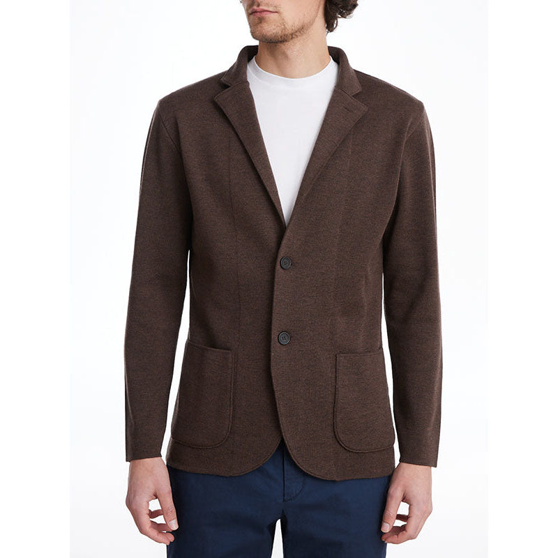 Premium Merino Swacket in Dark Brown — Emanuel Berg