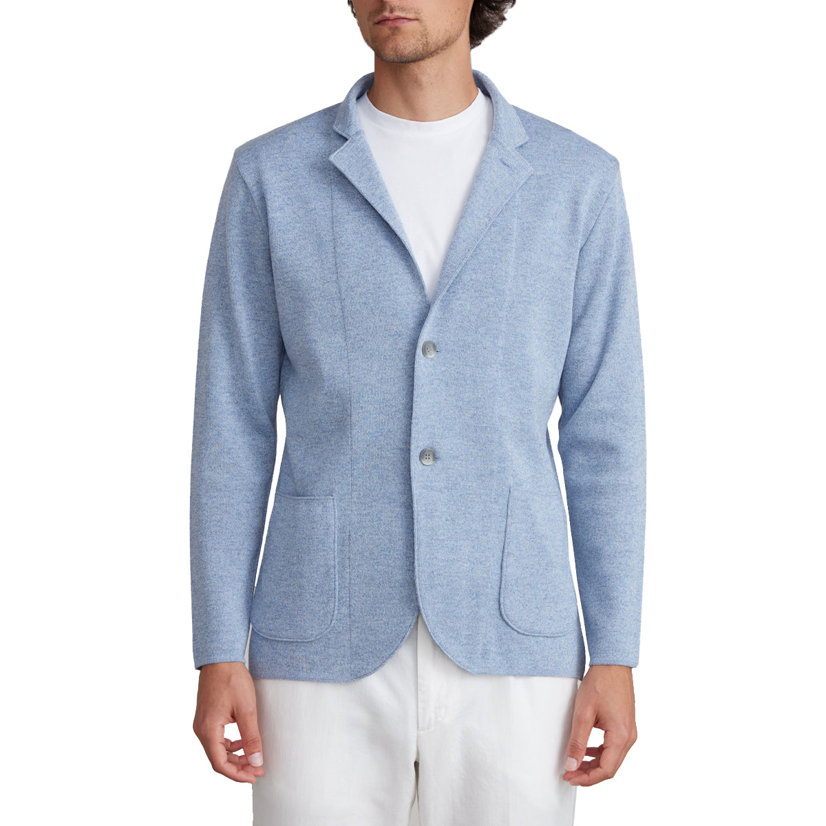 Premium Merino Swacket in Bright Blue — Emanuel Berg