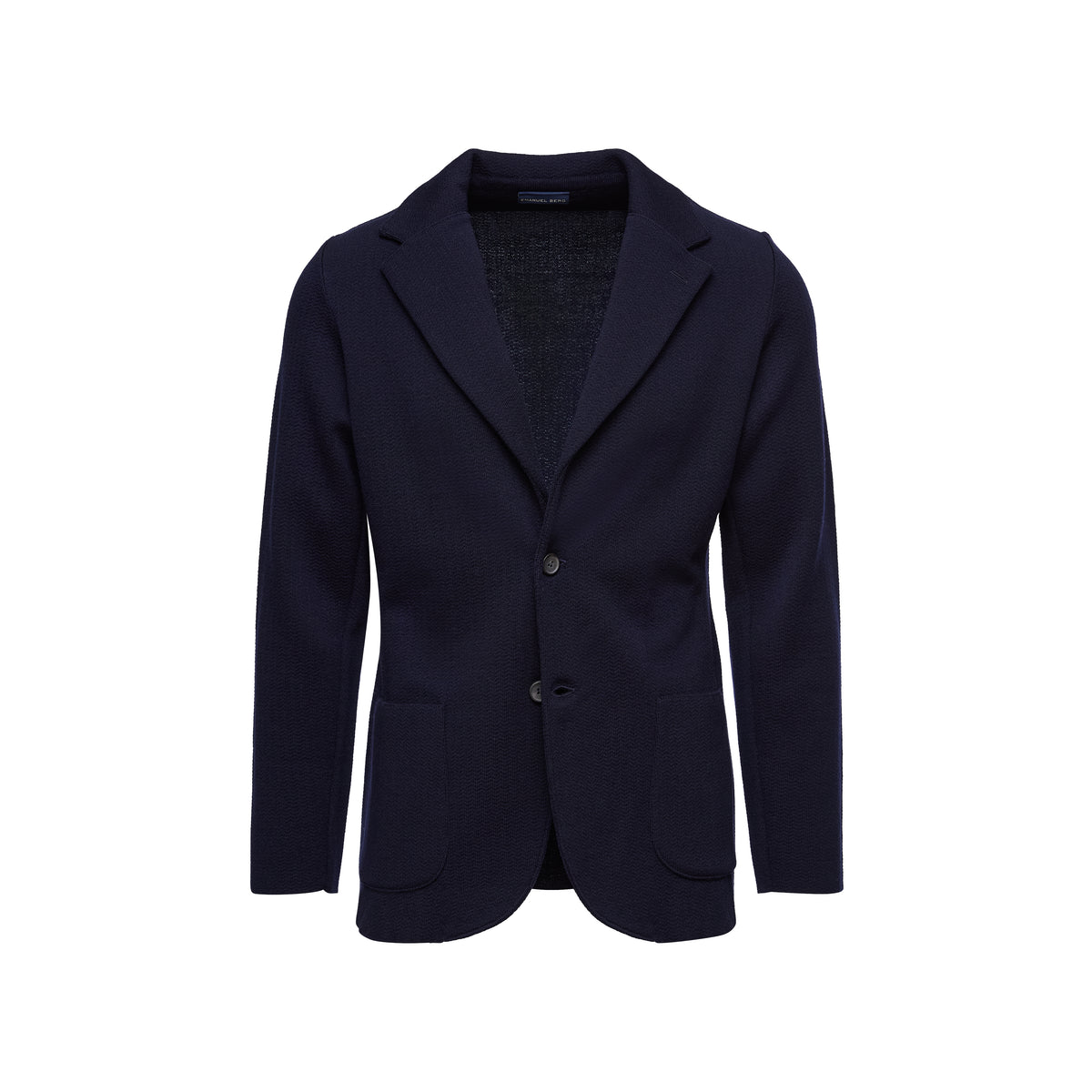 Structured Merino Swacket in Navy — Emanuel Berg