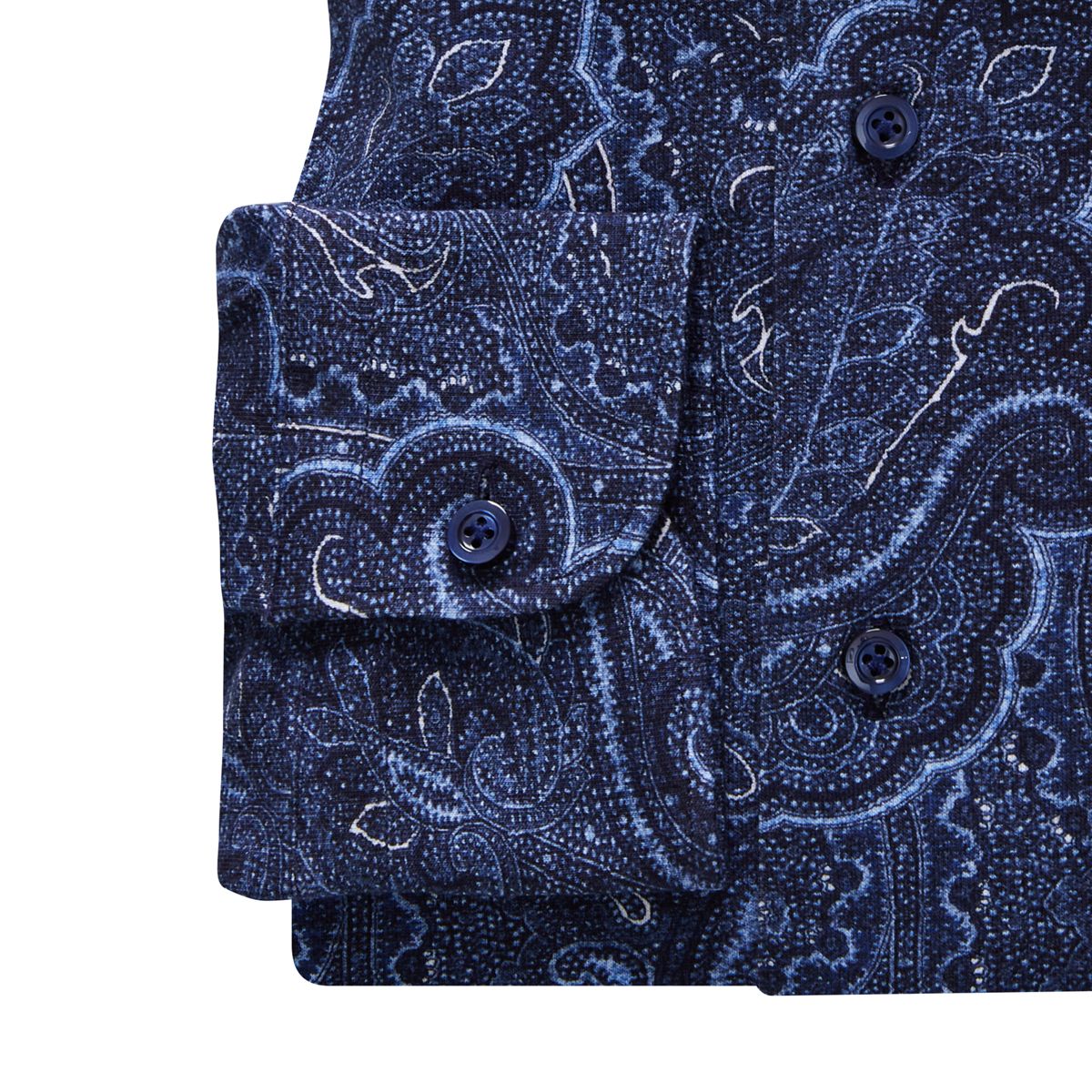 Stretch Jersey Knit Shirt in Navy — Emanuel Berg