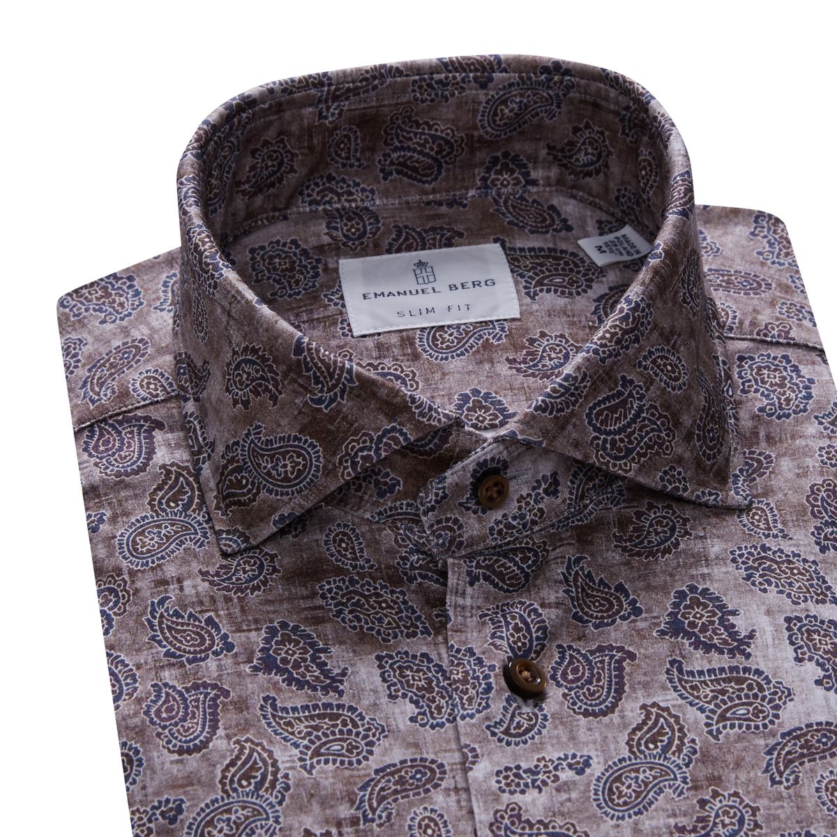 Modern 4Flex Stretch Knit Shirt in Medium Beige — Emanuel Berg