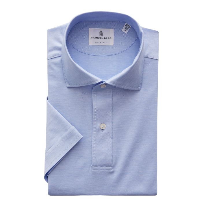 Jersey Knit Short-Sleeve Polo