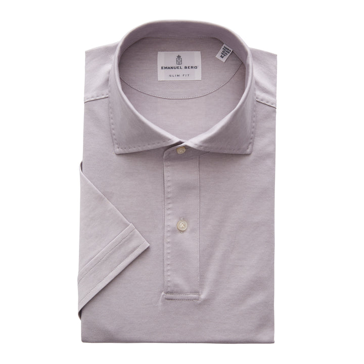 Jersey Knit Short-Sleeve Polo