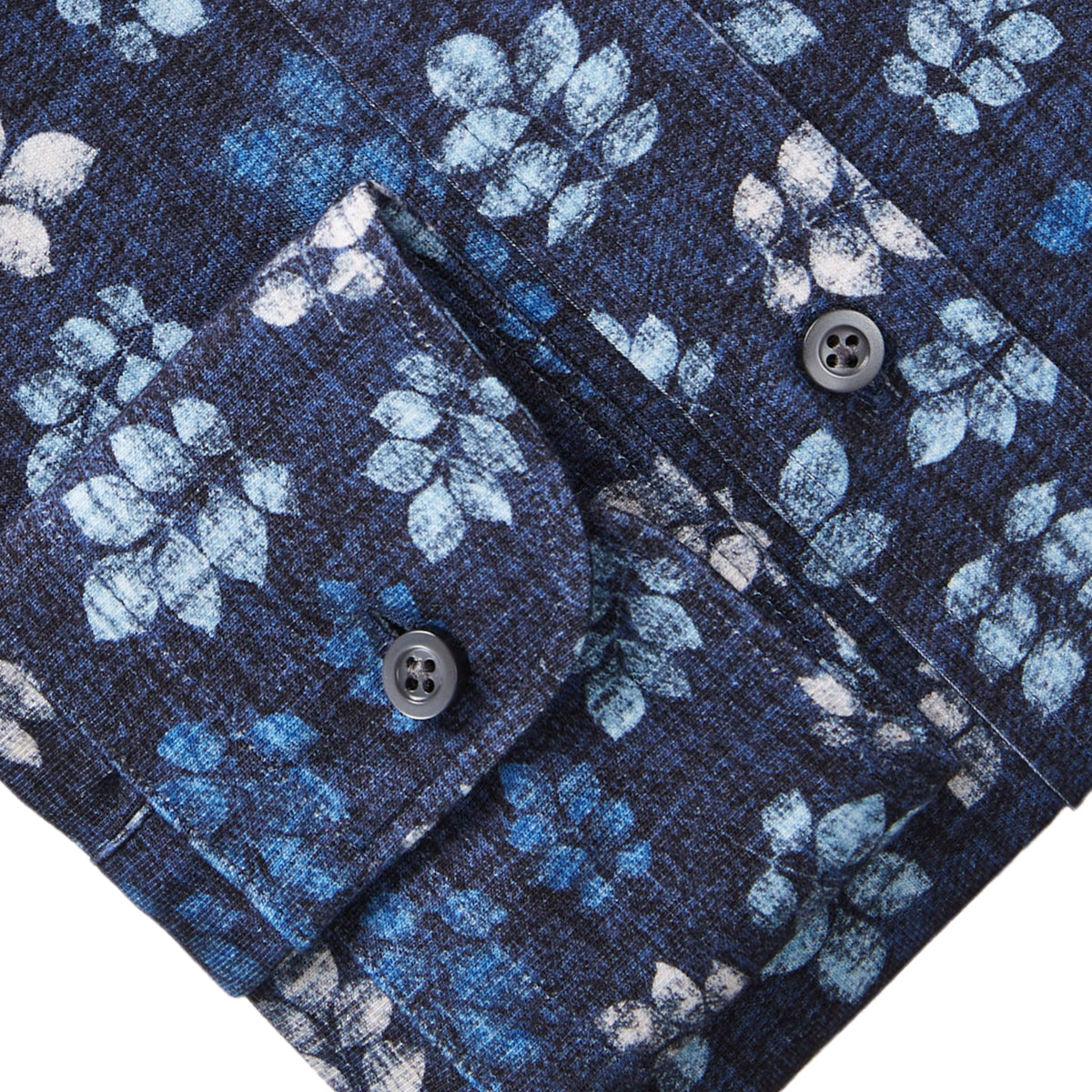 Stretch Jersey Knit Shirt in Dark Blue — Emanuel Berg