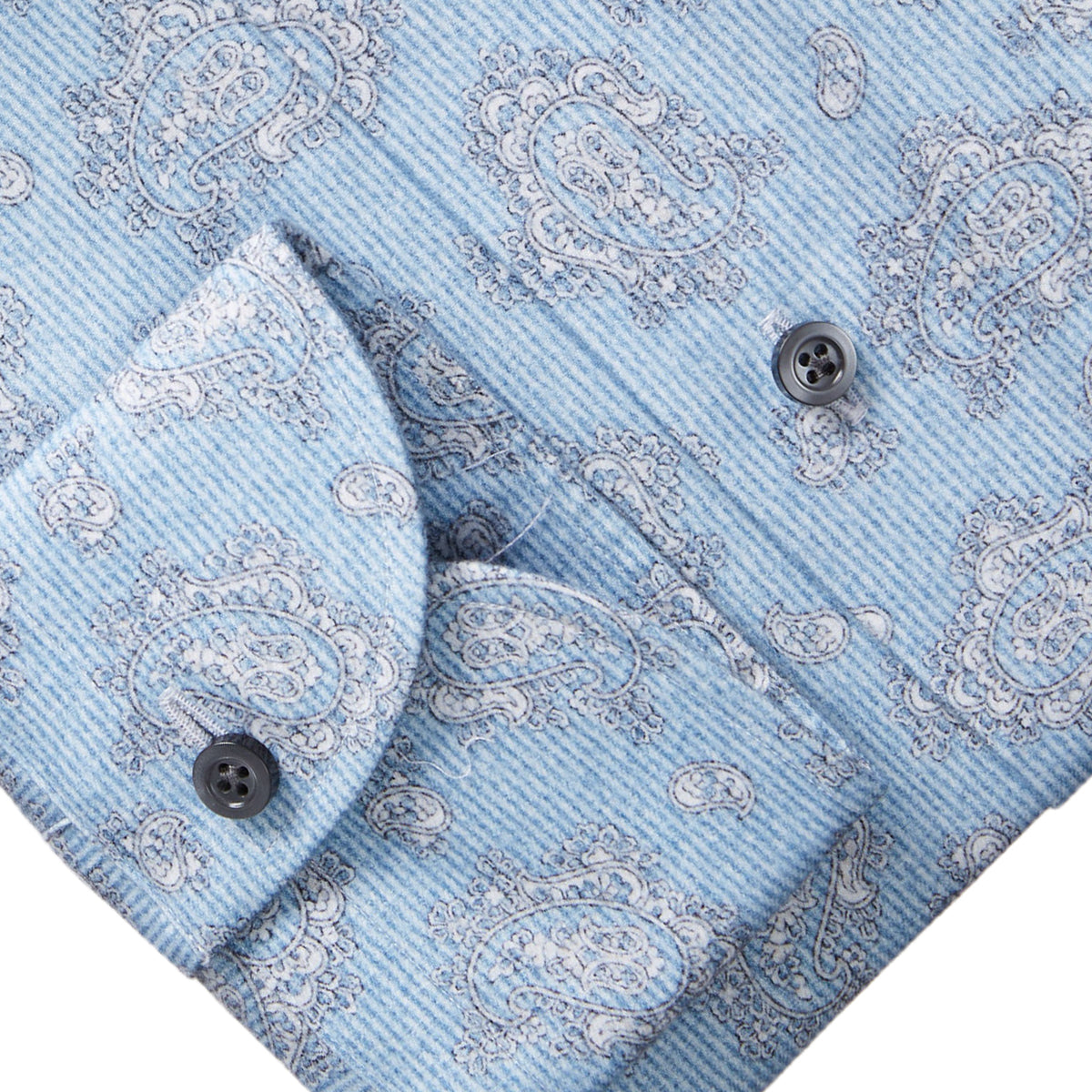 Ultra-Soft Brushed Twill Shirt in Bright Blue — Emanuel Berg