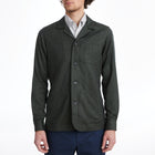 Wool Flannel D-Constructed Shirt Jacket