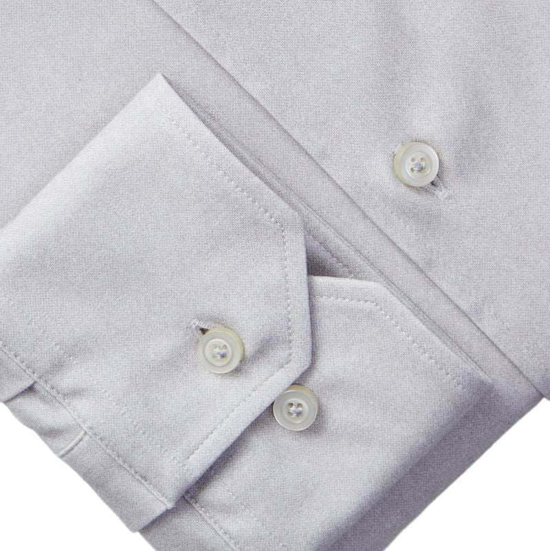 Modern 4Flex Stretch Knit Shirt in Light Grey — Emanuel Berg