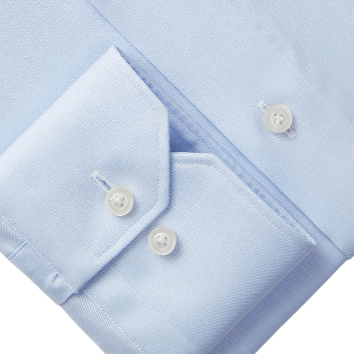 Natural Stretch Yoga Twill Shirt in Light Pastel Blue — Emanuel Berg