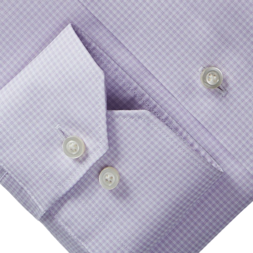Yoga Twill Premium Stretch Shirt in Light Pastel Purple — Emanuel Berg