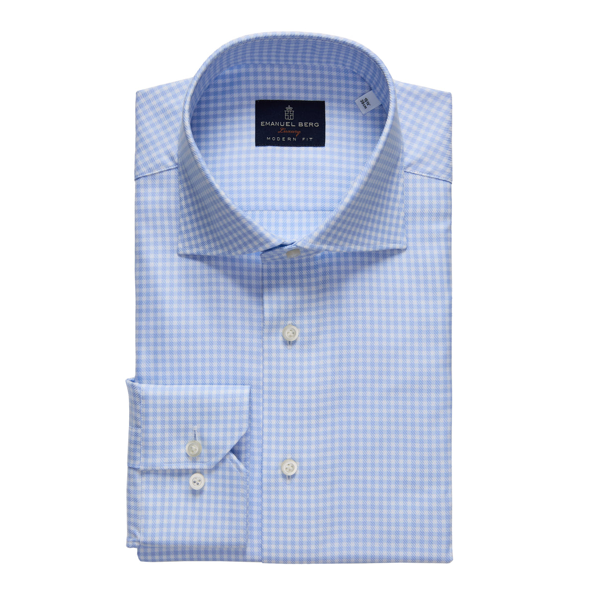 Yoga Twill Premium Stretch Shirt in Light Pastel Blue — Emanuel Berg