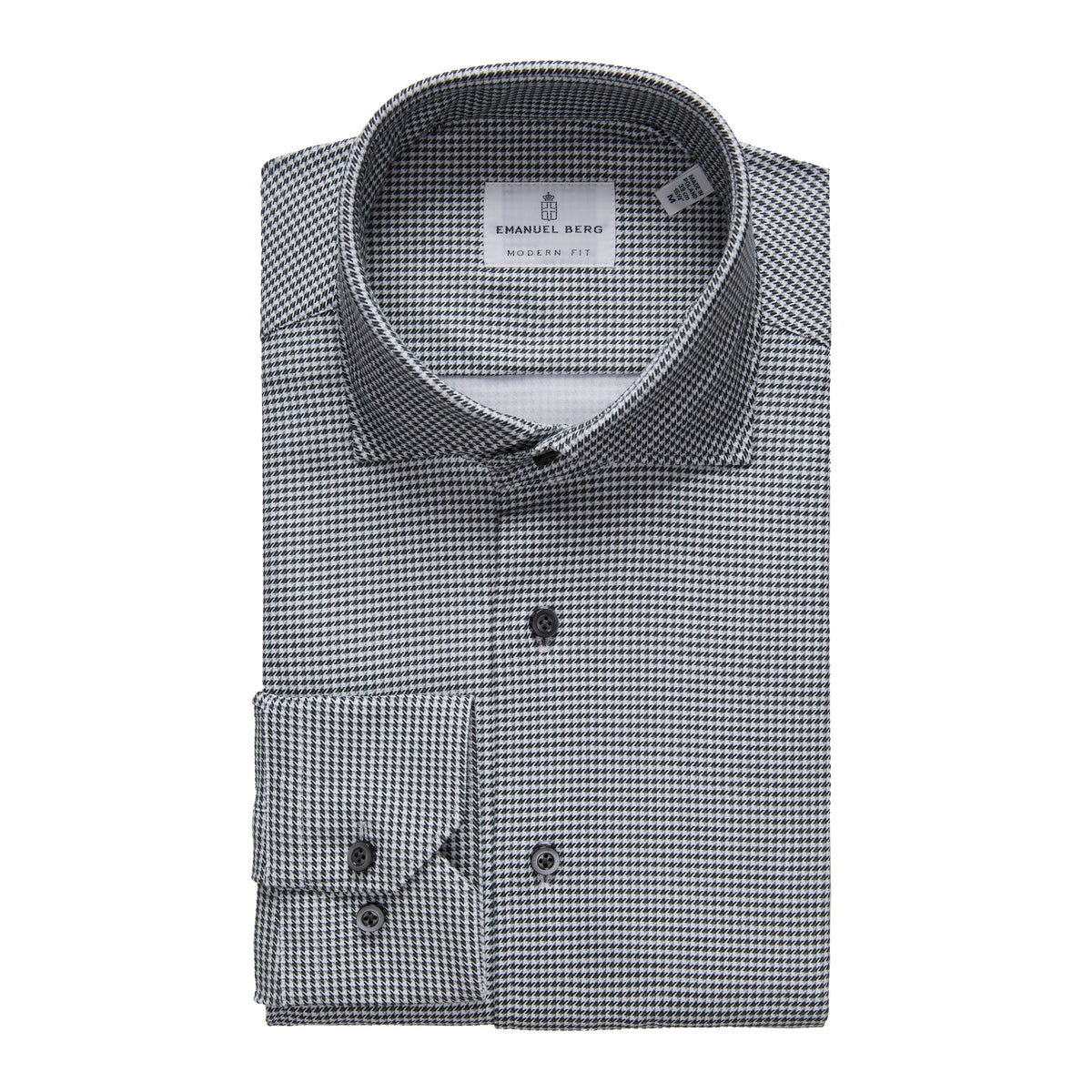 Modern 4Flex Stretch Knit Shirt in Light Grey — Emanuel Berg