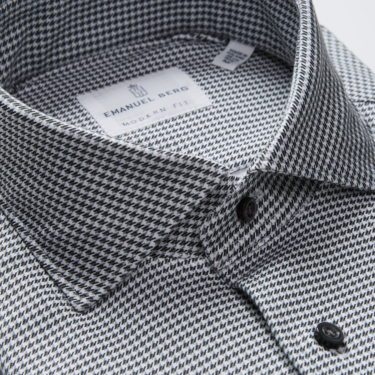 Modern 4Flex Stretch Knit Shirt in Light Grey — Emanuel Berg