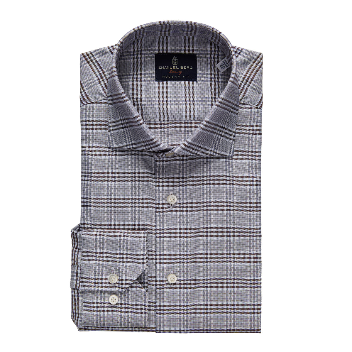 Royal Oxford Premium Dress Shirt in Lihgt Pastel Brown — Emanuel Berg