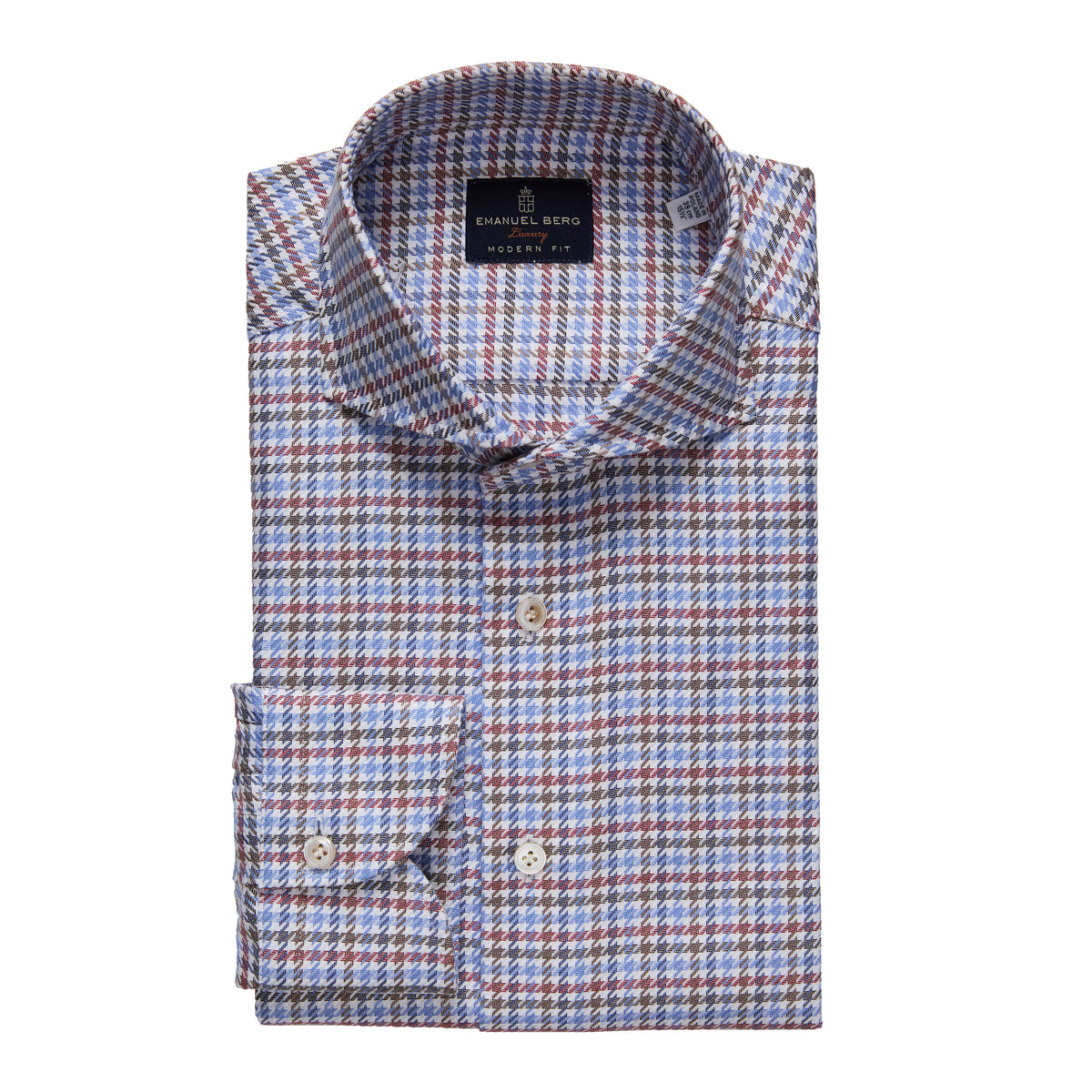 Houndstooth Twill Dress Shirt