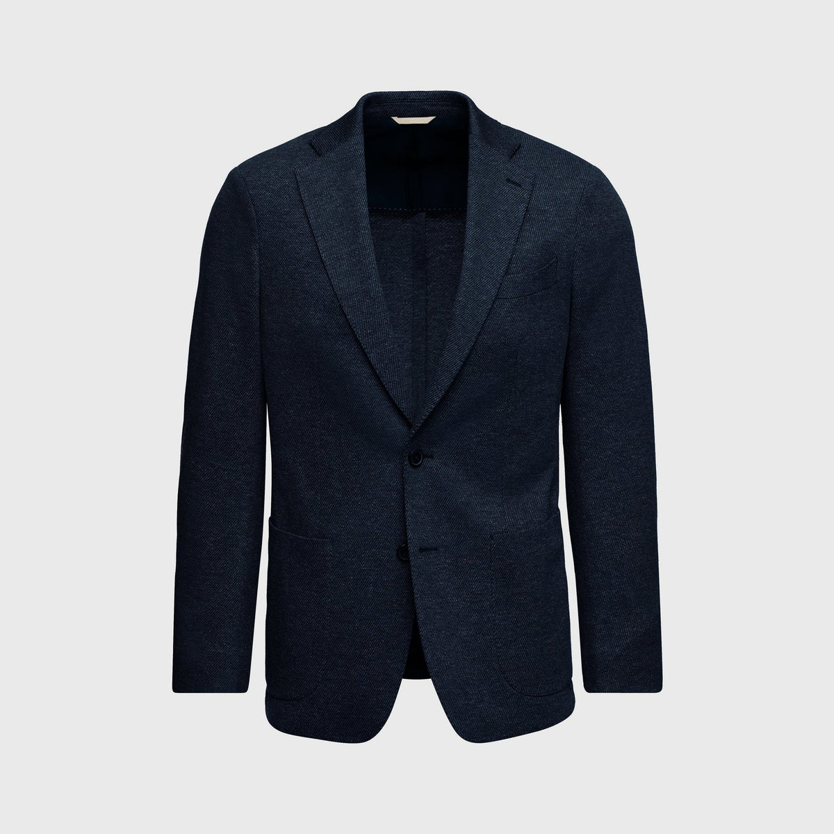 Wool-Blend Jacquard Shirt Jacket — Navy in Navy — Emanuel Berg