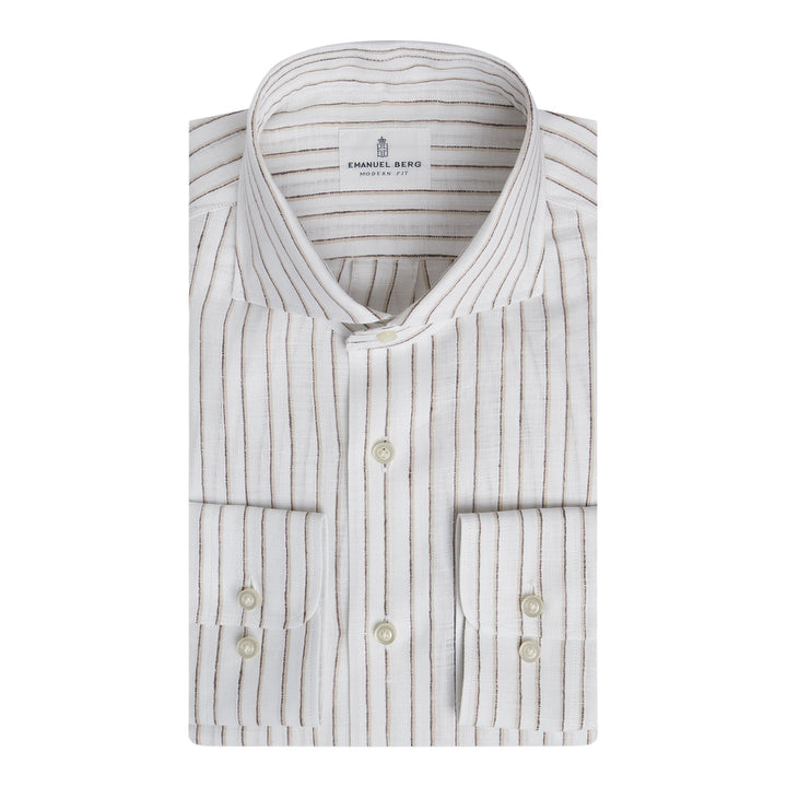Striped Linen Casual Shirt