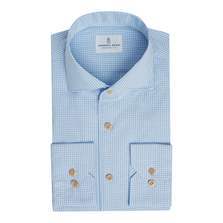 Washed Natural Stretch Yoga Poplin Shirt