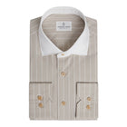 Washed Natural Stretch Yoga Poplin Shirt