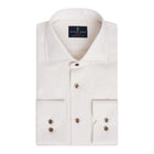 Natural Stretch Cotton Dobby Yoga Dress Shirt