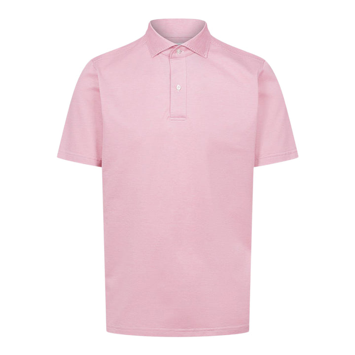 Textured Jacquard Knit Polo