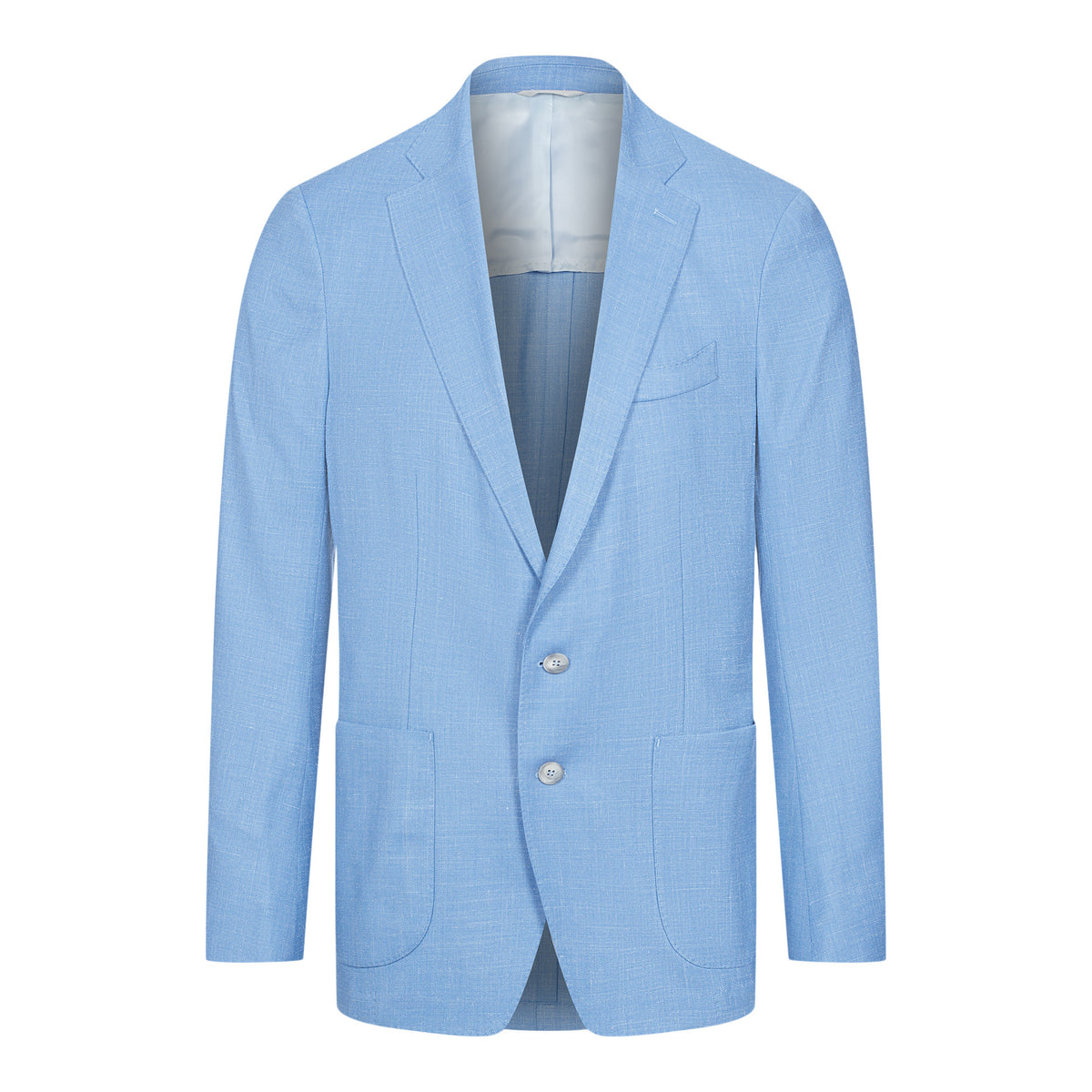 Deconstructed Soft Jacket in Medium Blue — Emanuel Berg