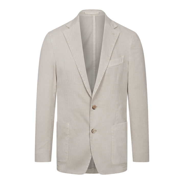 Washed Cotton Deconstructed Soft  Jacket