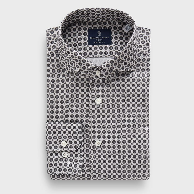 Premium Luxury Yoga Cashmere Touch Shirt in MF CHARCOAL — Emanuel Berg