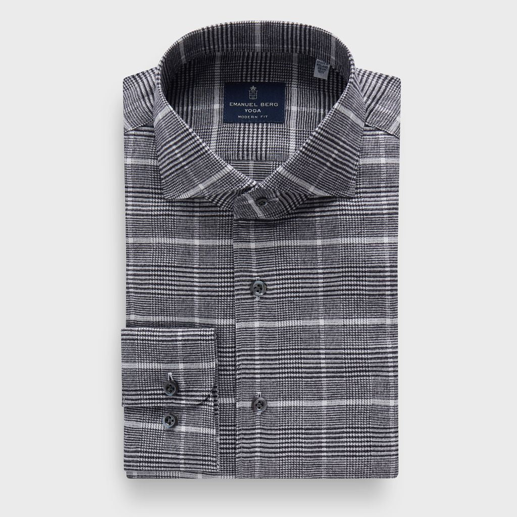 Premium Luxury Yoga Cashmere Touch Shirt in MF CHARCOAL — Emanuel Berg
