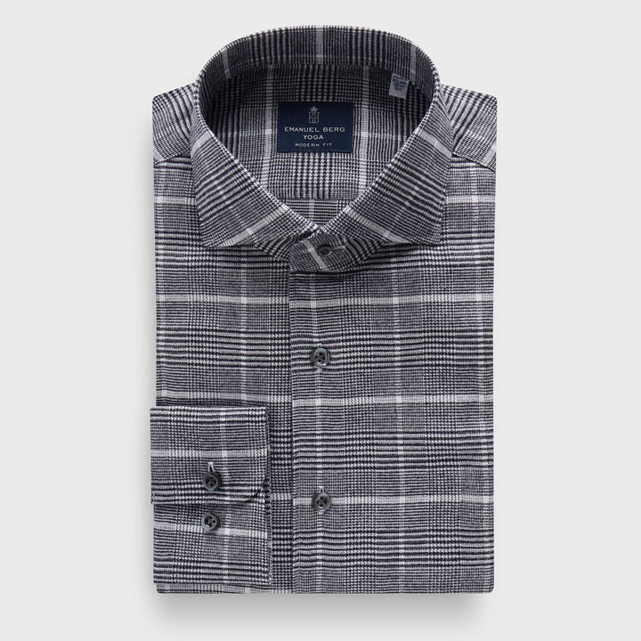 Premium Luxury Yoga Cashmere Touch Shirt in Charcoal — Emanuel Berg