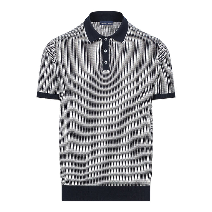 Short Sleeve Jacquard Polo