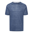 Raglan Linen Short Sleeve Crew Neck
