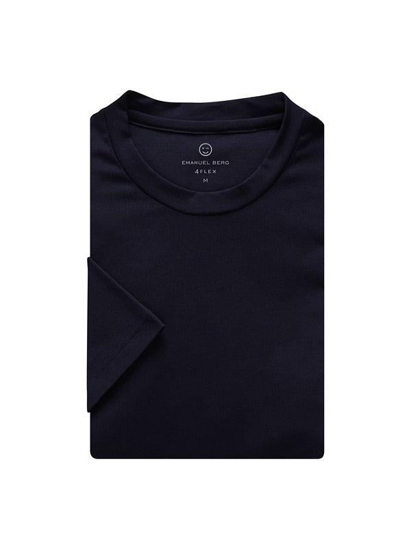 Modern 4Flex Stretch T-Shirt in Navy — Emanuel Berg