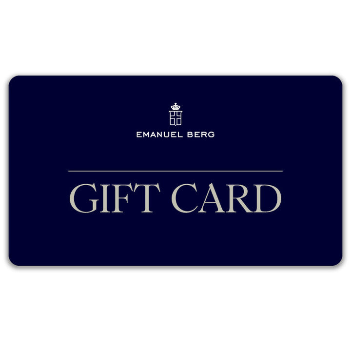 Emanuel Berg Gift Card — Emanuel Berg
