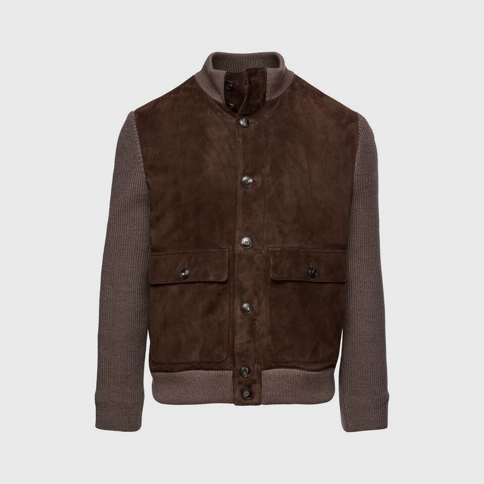 Luxury Merino Sweater in Medium Brown — Emanuel Berg