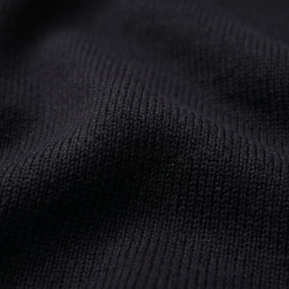 Merino Quarter-Zip Sweater in Black — Emanuel Berg