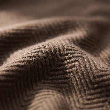 Lightweight Structured Long-Sleeve Polo fabric detail — Emanuel Berg