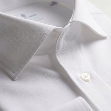 Modern 4Flex Stretch Knit Shirt fabric detail — Emanuel Berg