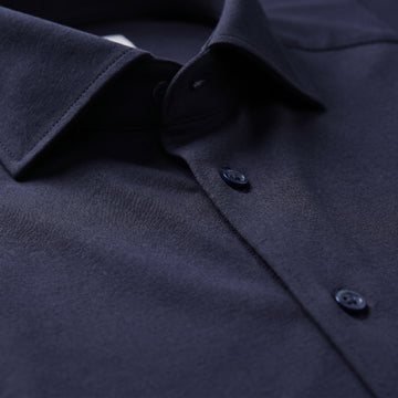 Modern 4Flex Stretch Knit Shirt fabric detail — Emanuel Berg