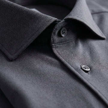 Modern 4Flex Stretch Knit Shirt fabric detail — Emanuel Berg